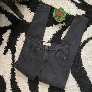 Garage Faded Black Skinny Jeans Size 5